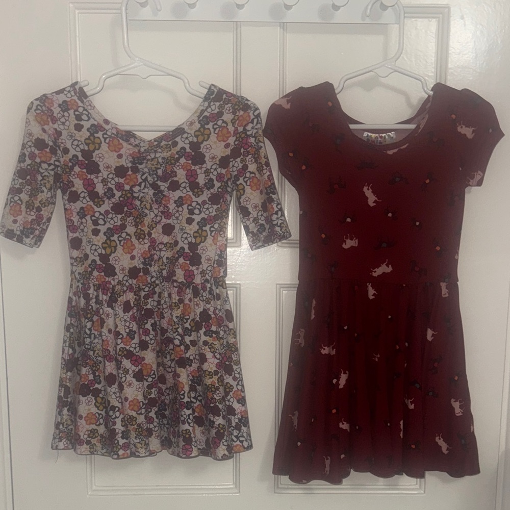 (2) Dot Dot Smile Twirl Dresses
